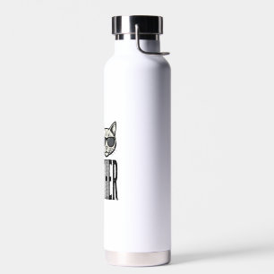 Lustiges Catfather Vintage-Katz Zitat Grafik-Shirt Trinkflasche