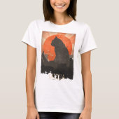 Lustiges Catzilla T-Shirt und Hoddie (Vorderseite)