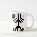 Lustiges Chanukka chanukah menorah beleuchteter af Kaffeetasse<br><div class="desc">Lustiges Chanukka chanukah menorah beleuchteter af</div>