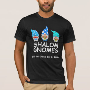 Lustiges Chanukka-Fest Schalom Gnome Chanukka T-Shirt