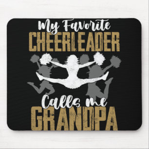 Lustiges Cheerleader-Opa-Shirt Cheerleading Opa Mousepad