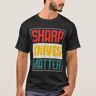 Lustiges Chef-Messer aus scharfen Messern für Köch T-Shirt