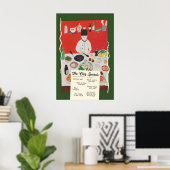 Lustiges Chef-Specials-Plakat Retro-Essen-Wortwitz Poster (Heimbüro)