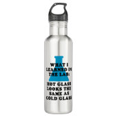 Lustiges Chemie-Labrador-Glas Edelstahlflasche (Vorderseite)
