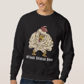 Lustiges Chicken Flock Chicken Boss 1 Sweatshirt (Vorderseite)