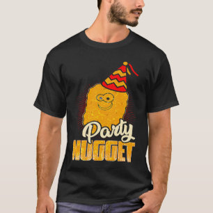 Lustiges Chicken Nugget T Fast Food Kostüm T-Shirt