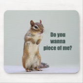 Lustiges Chipmunk-Bild Mousepad (Vorne)