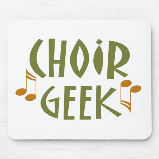 Lustiges Chor-Aussenseiter-Musik-Geschenk Mousepad (Vorne)