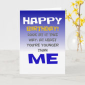 lustiges Christliches Glück zum Geburtstag Karte (Gelbe Blume)