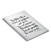 Lustiges christliches religiöses Zitat GK Notizblock (Rechte Seite)