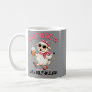 Lustiges christliches Schaf Entschuldigung an die  Kaffeetasse