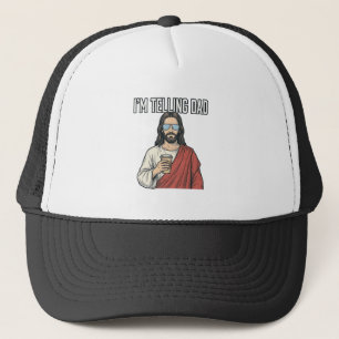 Lustiges christliches Vater-Zitat Vintage Truckerkappe
