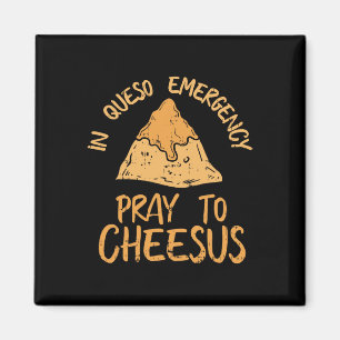 Lustiges Cinco De Mayo In Queso Notfall-Shirt Bete Magnet
