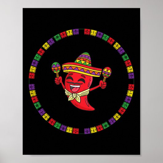 Lustiges Cinco De Mayo Poster (Vorne)