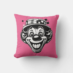 Lustiges Clown-Logo – Umgedrehte Mütze & Herausges Kissen