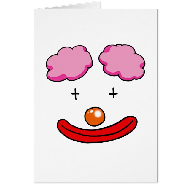 Lustiges Clowngesicht (Vorne)