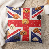Lustiges Cockapoo-Geschenk | UK-Cockapoo-Kissen Kissen (Decke)