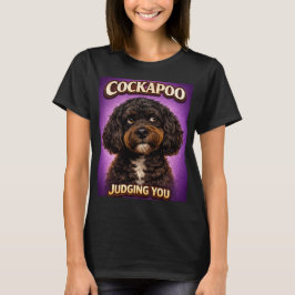 Lustiges Cockapoo-Richter-T-Shirt für Hunde-Liebha T-Shirt