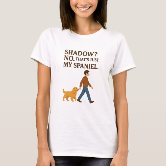 Lustiges Cocker Spaniel T-Shirt (Vorderseite)