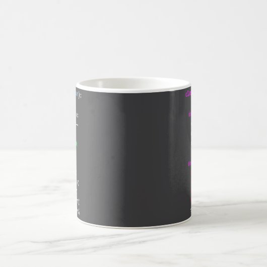 Lustiges Coden Python Cl Essen Code Schlafen Kaffeetasse (Mittel)