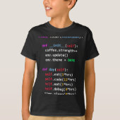 Lustiges Coding Python Cl Essen Code Schlafen T-Shirt (Vorderseite)