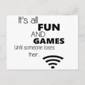 Lustiges Computer-/Internet-Zitat Postkarte (Vorderseite)