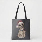 Lustiges Cooles Hund Frohes Neujahrsdesign Tasche (Vorderseite)