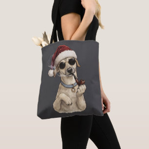 Lustiges Cooles Hund Frohes Neujahrsdesign Tasche