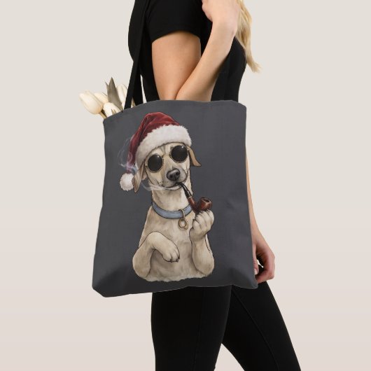 Lustiges Cooles Hund Frohes Neujahrsdesign Tasche (Von Nahem)
