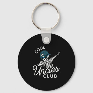 Lustiges Cooles Onkel Club T-Shirt Lustiger Skelet Schlüsselanhänger