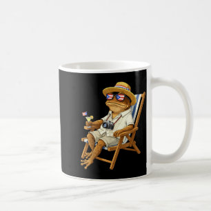 Lustiges Coqui-Frosch-Meme Puerto Rico-Flagge Bril Kaffeetasse
