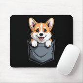 Lustiges Corgi-Design für Männer Frauen Welsh Corg Mousepad (Mit Mouse)