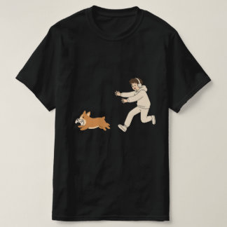 Lustiges Corgi-Hund-Jagt-Game-Controller-T-Shirt T-Shirt