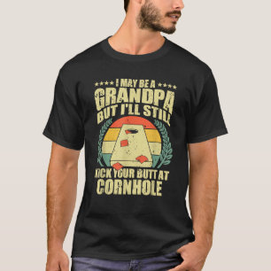 Lustiges Cornhole-Design für Männer Großvater Sack T-Shirt