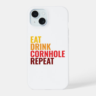 Lustiges Cornhole-Geschenk Farbverlauf iPhone 15 Hülle
