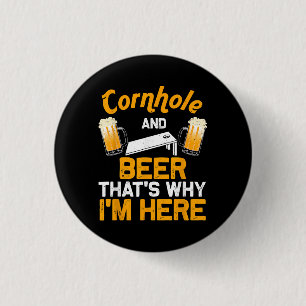 Lustiges Cornhole-Geschenk für Männer Cornhole-Spi Button