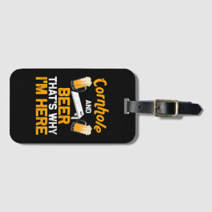Lustiges Cornhole-Geschenk für Männer Cornhole-Spi Gepäckanhänger