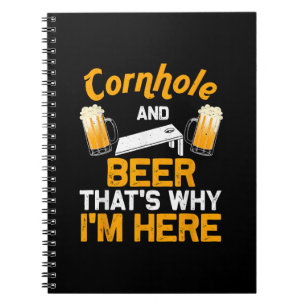 Lustiges Cornhole-Geschenk für Männer Cornhole-Spi Notizblock