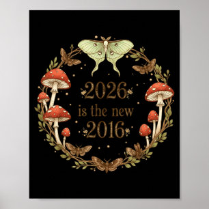 Lustiges Cottagecore 2016 Nostalgie-Zitat Poster