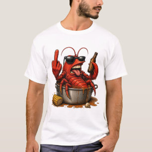 Lustiges Crawfish T-Shirt – Cajun-Meeresfrüchte-Li