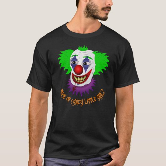 Lustiges Creepy Clown-Shirt T-Shirt (Vorderseite)