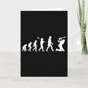 Lustiges Cricket-Evolutions-T-Shirt für Cricket-Sp Karte