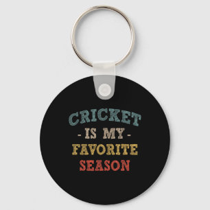 Lustiges Cricket ist meine Lieblingsjahreszeit Spo Schlüsselanhänger