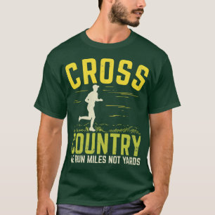 Lustiges Cross-Country-Laufen-Läufer-Marathon-Gesc T-Shirt