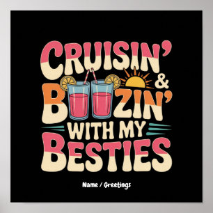 Lustiges Cruisen und Saufen mit meinen besten Freu Poster