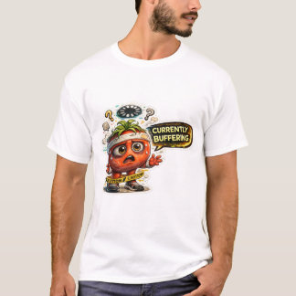 Lustiges Currently Buffering T-Shirt | Retro Sarka