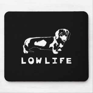Lustiges Dachshund Tiefes Leben Shirt Mousepad