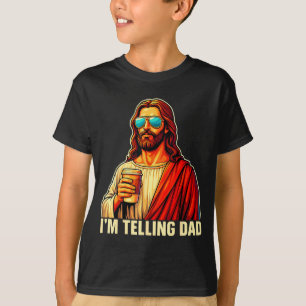 Lustiges Dad-Socken-Shirt religiös christlich Jesu T-Shirt