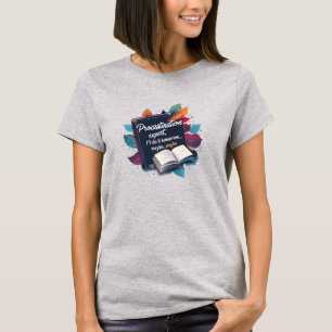 Lustiges Damen-Buchliebhaber-T-Shirt T-Shirt