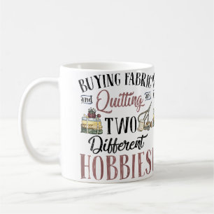 Lustiges Damen-Design für Quilten im Vintage-Stil Kaffeetasse